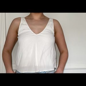 Aritzia tie back tank top